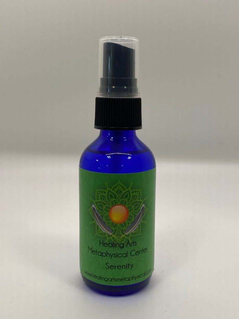A bottle of herbal spray for the body