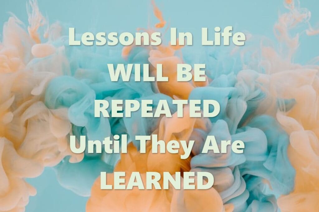 A poster on lessons will be repeated until they are learned
